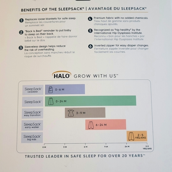 🆕️Halo-Infant & Toddler-Micro-Fleece Sleep Sack-Size Large-12-18 Months-Blue - Picture 2 of 4